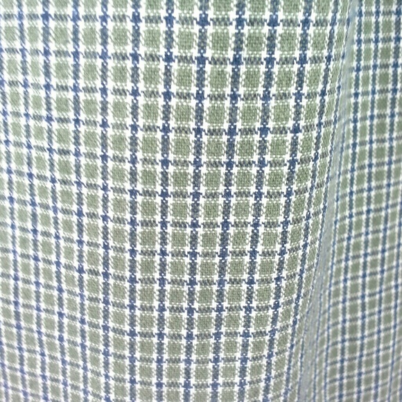 J.Crew Button Front Shirt Long Sleeve Green Blue L - Picture 3 of 6